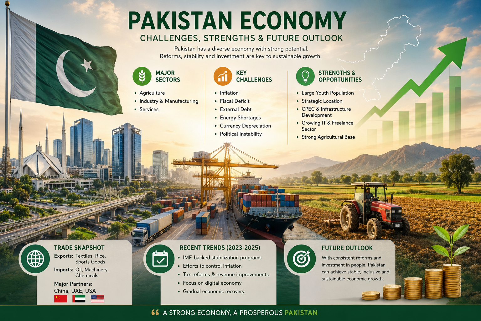 Pakistan Economy: Challenges, Structure, and Future Outlook